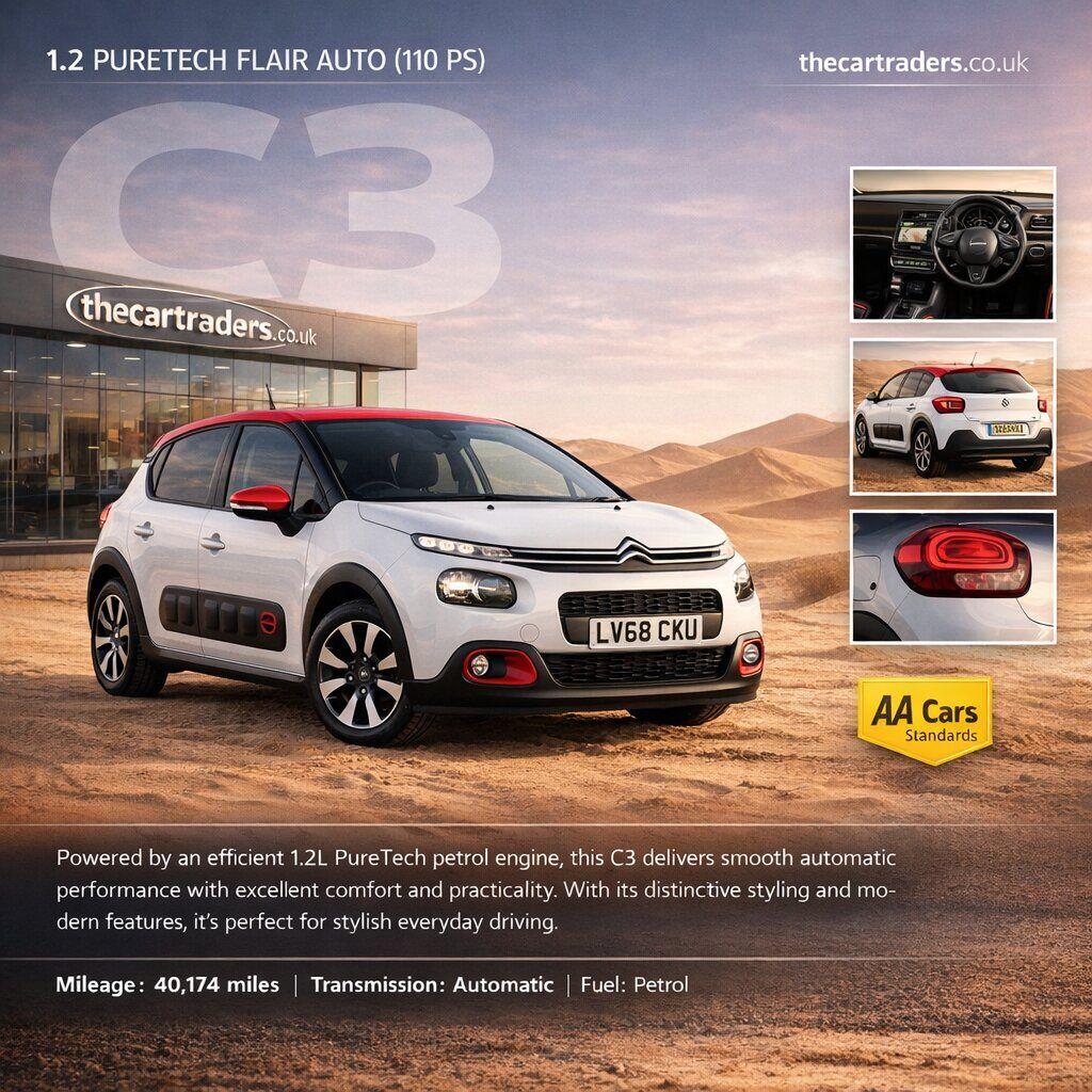 1.2 PureTech GPF Flair Hatchback 5dr Petrol EAT6 Euro 6 (s/s) (110 ps)